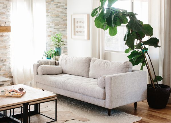 The Sven Sofa in Birch Ivory