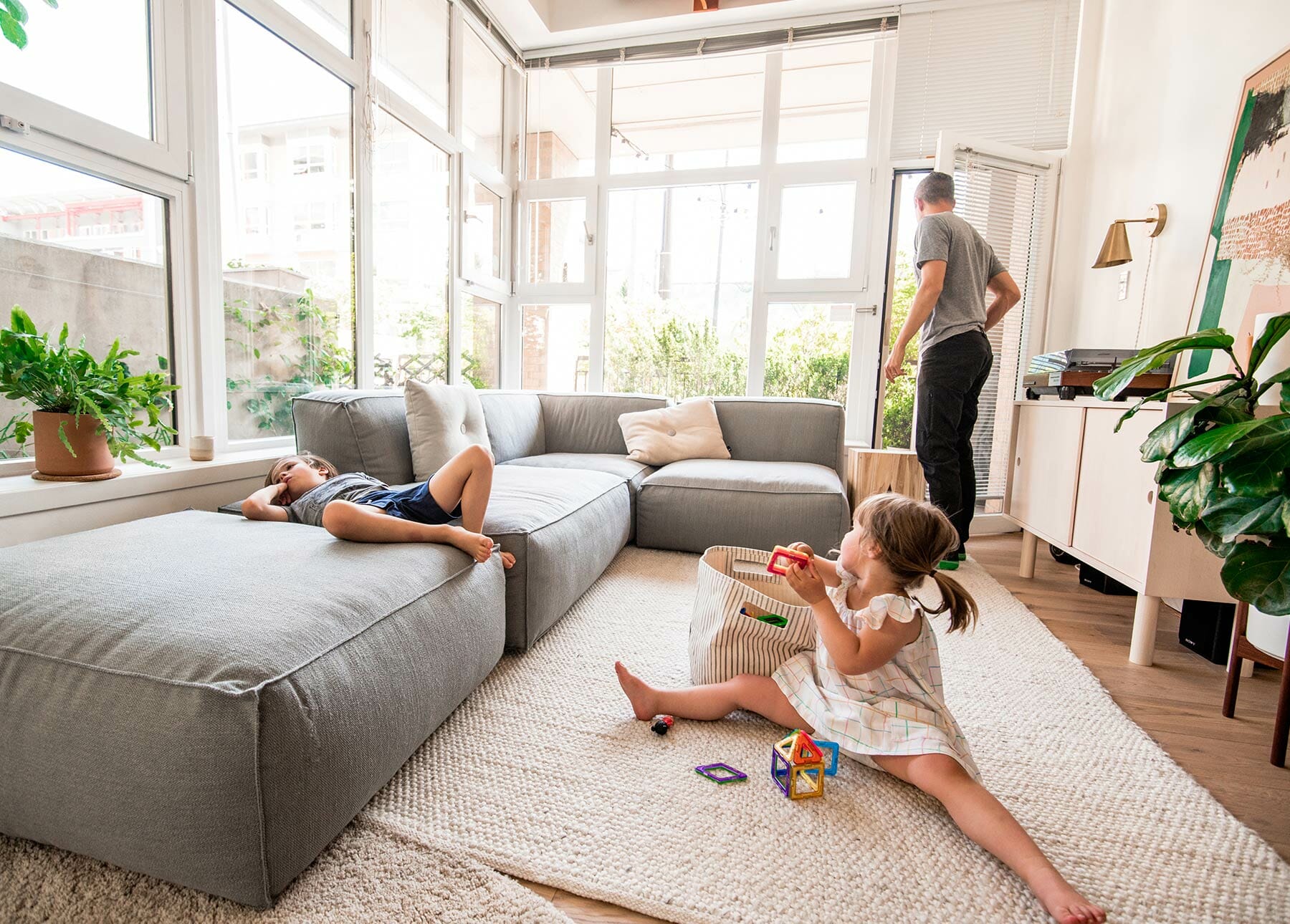 small play area in living room