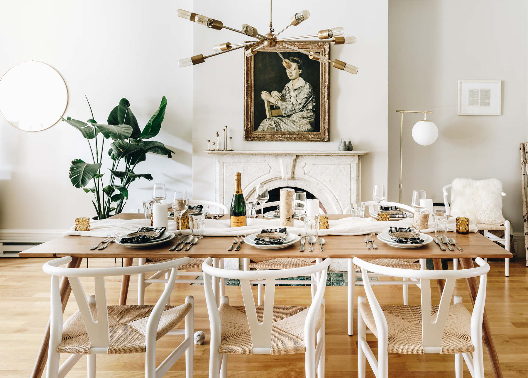 Broma Bakery's dining table is all set for an elegant and easy house party